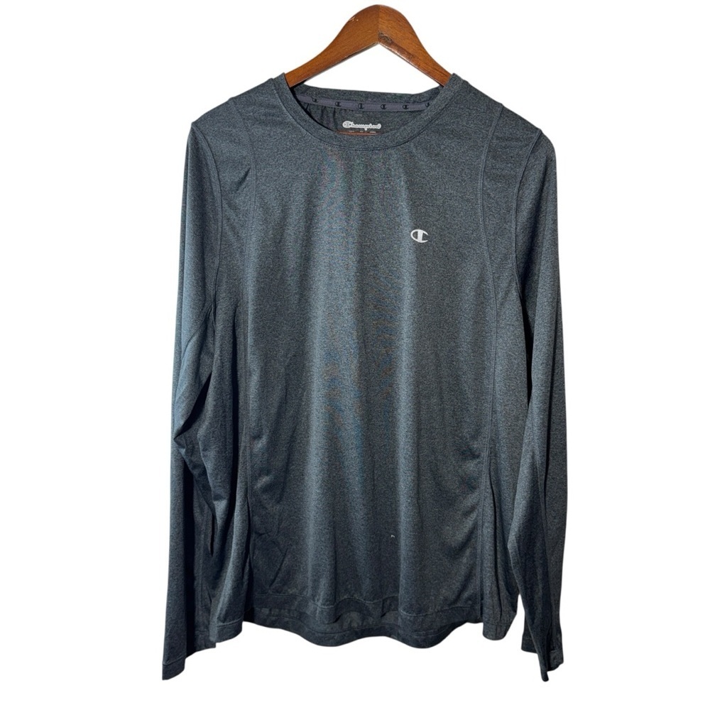 Champion Men's Vapor Heather Long Sleeve T-shirt Size Large